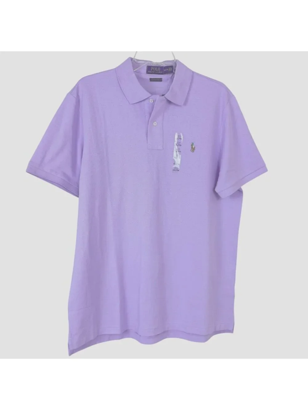 Polo Ralph Lauren NEW Lavender Custon Slim Fit Polo XXL Preppy Business Casual